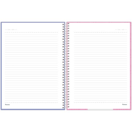 Foto ilustrativa Caderno Universitário Feminino Cliff