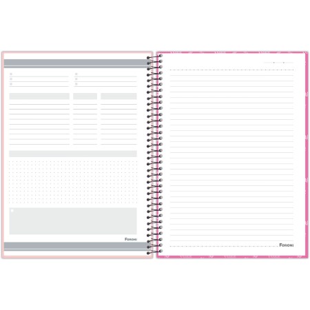 Foto ilustrativa Caderno Universitário Feminino Cliff