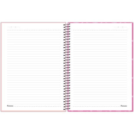 Foto ilustrativa Caderno Universitário Feminino Cliff