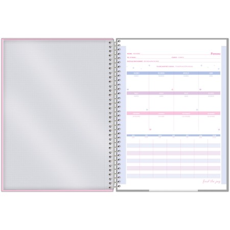 Foto ilustrativa Caderno Universitário Fluor Mix Soft