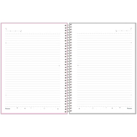 Foto ilustrativa Caderno Universitário Fluor Mix Soft