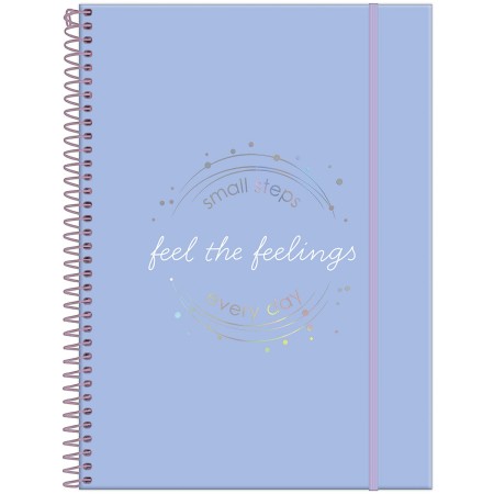 Foto ilustrativa Caderno Universitário Fluor Mix Soft