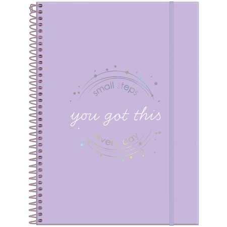 Foto ilustrativa Caderno Universitário Fluor Mix Soft