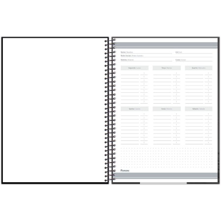 Foto ilustrativa Caderno Universitário FreeWave