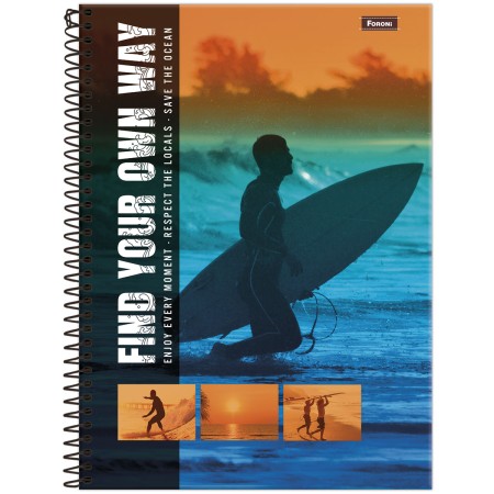 Foto ilustrativa Caderno Universitário FreeWave