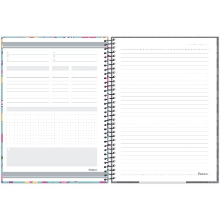 Foto ilustrativa Caderno Universitário Fuzy