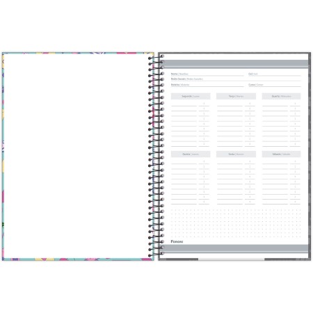 Foto ilustrativa Caderno Universitário Fuzy