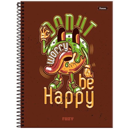 Foto ilustrativa Caderno Universitário Fuzy