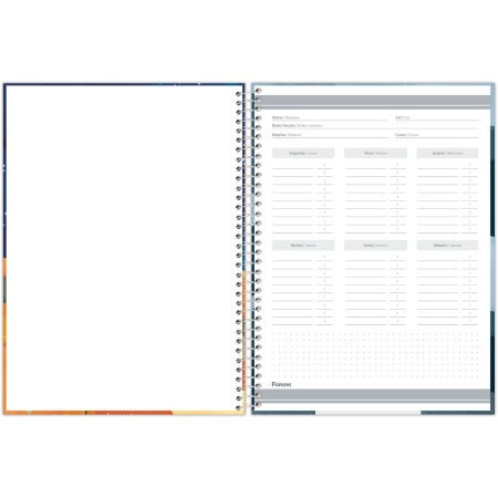 Foto ilustrativa Caderno Universitário Grace