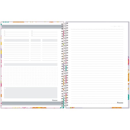 Foto ilustrativa Caderno Universitário Joyful Mind