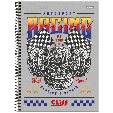 Foto ilustrativa Caderno Universitário Masculino Cliff