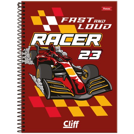 Foto ilustrativa Caderno Universitário Masculino Cliff