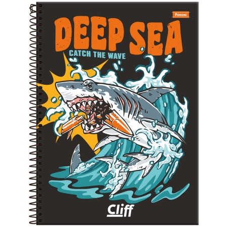 Foto ilustrativa Caderno Universitário Masculino Cliff