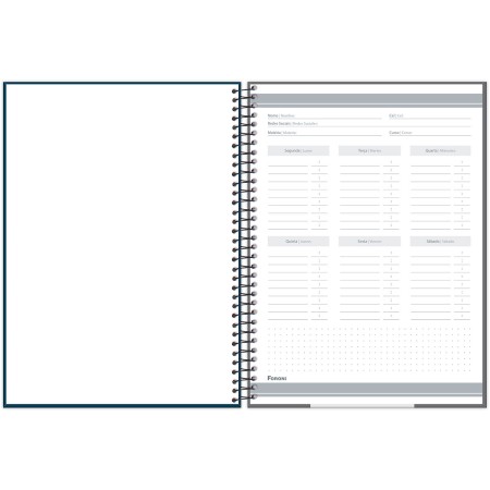 Foto ilustrativa Caderno Universitário Masculino High