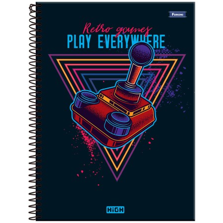 Foto ilustrativa Caderno Universitário Masculino High