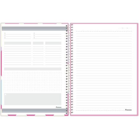 Foto ilustrativa Caderno Universitário Mid Feminino