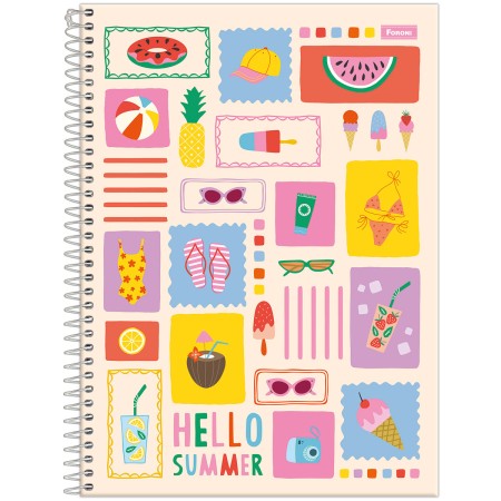 Foto ilustrativa Caderno Universitário Mid Feminino
