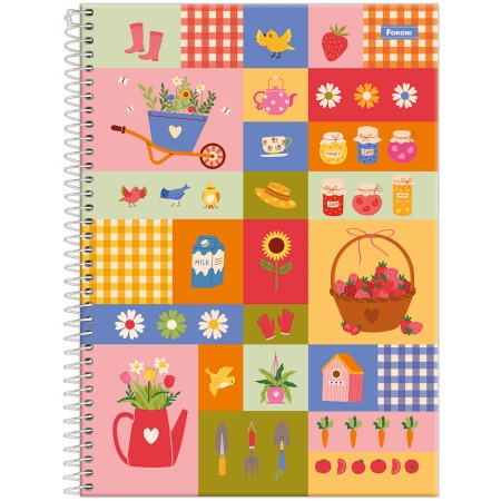 Foto ilustrativa Caderno Universitário Mid Feminino