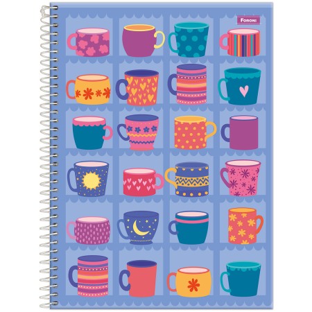 Foto ilustrativa Caderno Universitário Mid Feminino