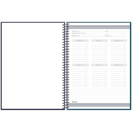 Foto ilustrativa Caderno Universitário Mid Masculino