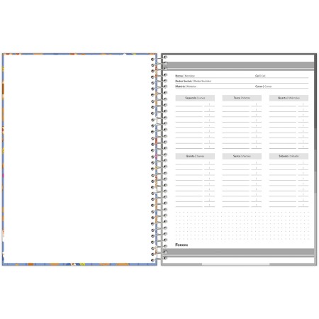 Foto ilustrativa Caderno Universitário Pop Collection