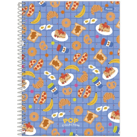 Foto ilustrativa Caderno Universitário Pop Collection