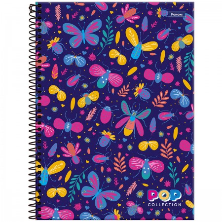 Foto ilustrativa Caderno Universitário Pop Collection