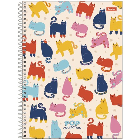 Foto ilustrativa Caderno Universitário Pop Collection