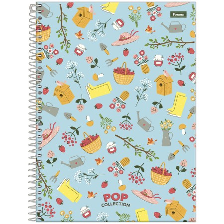 Foto ilustrativa Caderno Universitário Pop Collection