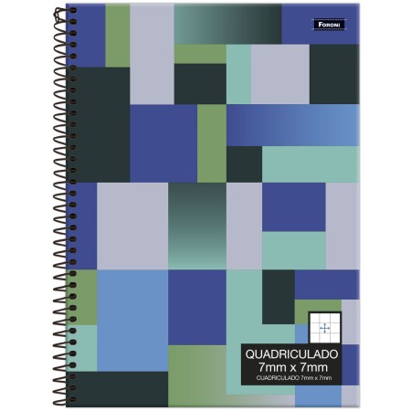Foto ilustrativa Caderno Universitário Quadriculado (7 x 7 mm)