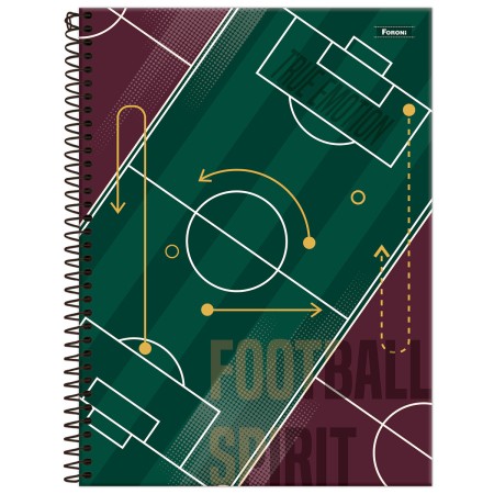 Foto ilustrativa Caderno Universitário Soccer Co.