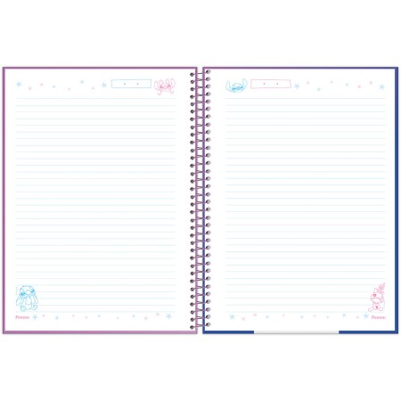 Foto ilustrativa Caderno Universitário Stitch
