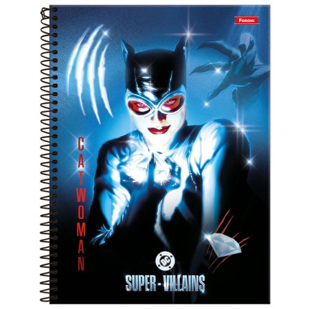 Foto ilustrativa Caderno Universitário Vilões Fit