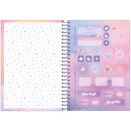 Foto ilustrativa Capa Dura 1/4 Espiral Cosmos