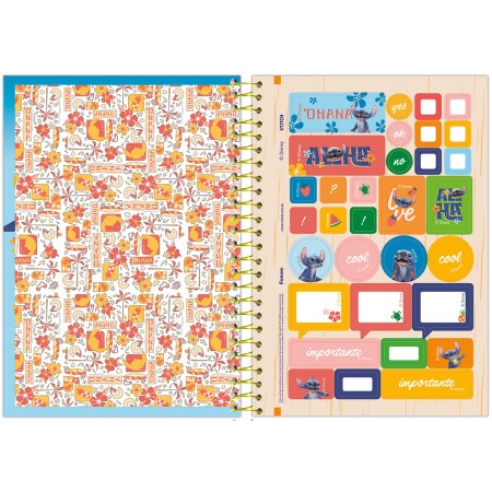 Foto ilustrativa Capa Dura 1/4 Espiral Stitch