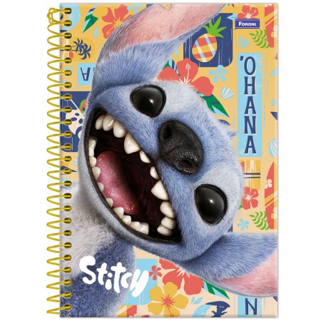 Foto ilustrativa Capa Dura 1/4 Espiral Stitch