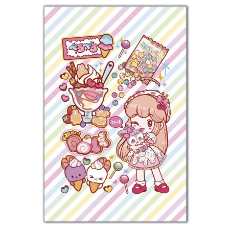 Foto ilustrativa Cards c/ Envelopes Dolls