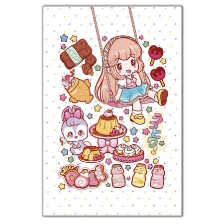 Foto ilustrativa Cards c/ Envelopes Dolls