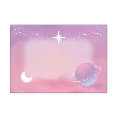 Foto ilustrativa Cards com Envelopes Cosmos
