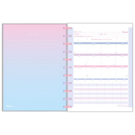 Foto ilustrativa Discbook Fluor Mix Soft