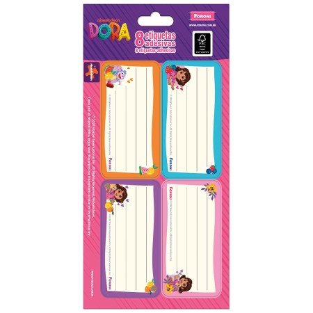 Foto ilustrativa Etiquetas Adesivas Dora