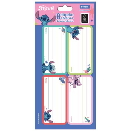 Foto ilustrativa Etiquetas Adesivas Stitch