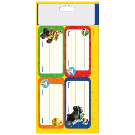 Foto ilustrativa Etiquetas Adesivas Super Mario