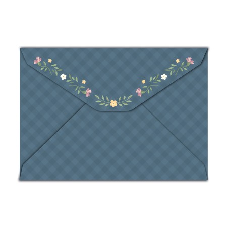 Foto ilustrativa Papel de Carta c/ Envelopes Milly