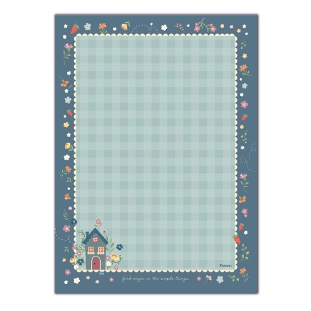 Foto ilustrativa Papel de Carta c/ Envelopes Milly