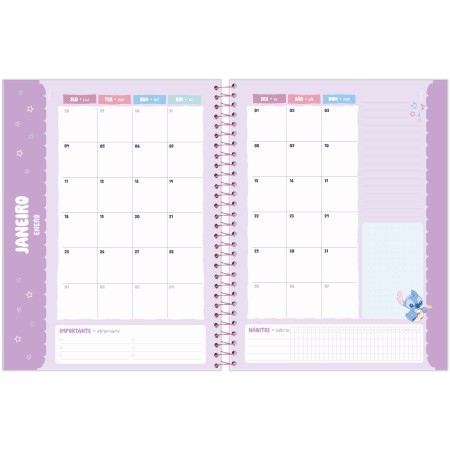 Foto ilustrativa Planner Espiral Stitch