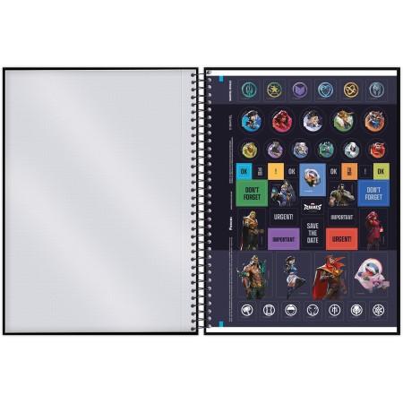 Foto ilustrativa Universitário Capa Dura Marvel Rivals