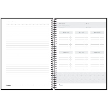 Foto ilustrativa Universitário Capa Dura Marvel Rivals