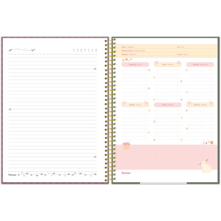 Foto ilustrativa Universitário Capa Dura Milly