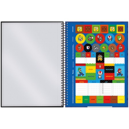 Foto ilustrativa Universitário Capa Dura Super Mario
